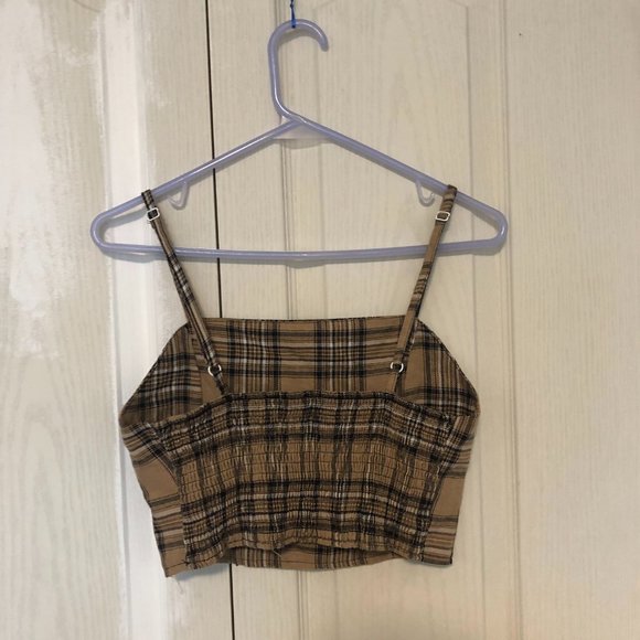 Plaid Two Piece Set Skirt And Top - Picture 3 of 5